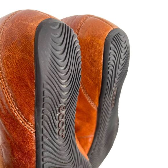 ecco Leather Flats in cognac Women's Size 37 = 6 - 6.5 U.S. sizes - Picture 7 of 8